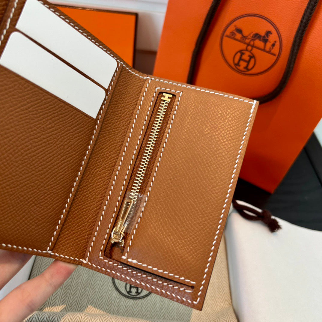 에르메스 베안 콤비 월렛 앱송 금장