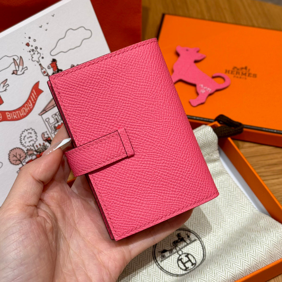 에르메스 베안 카드 지갑 앱송 은장