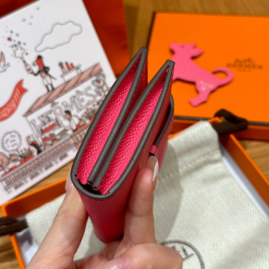 에르메스 베안 카드 지갑 앱송 은장