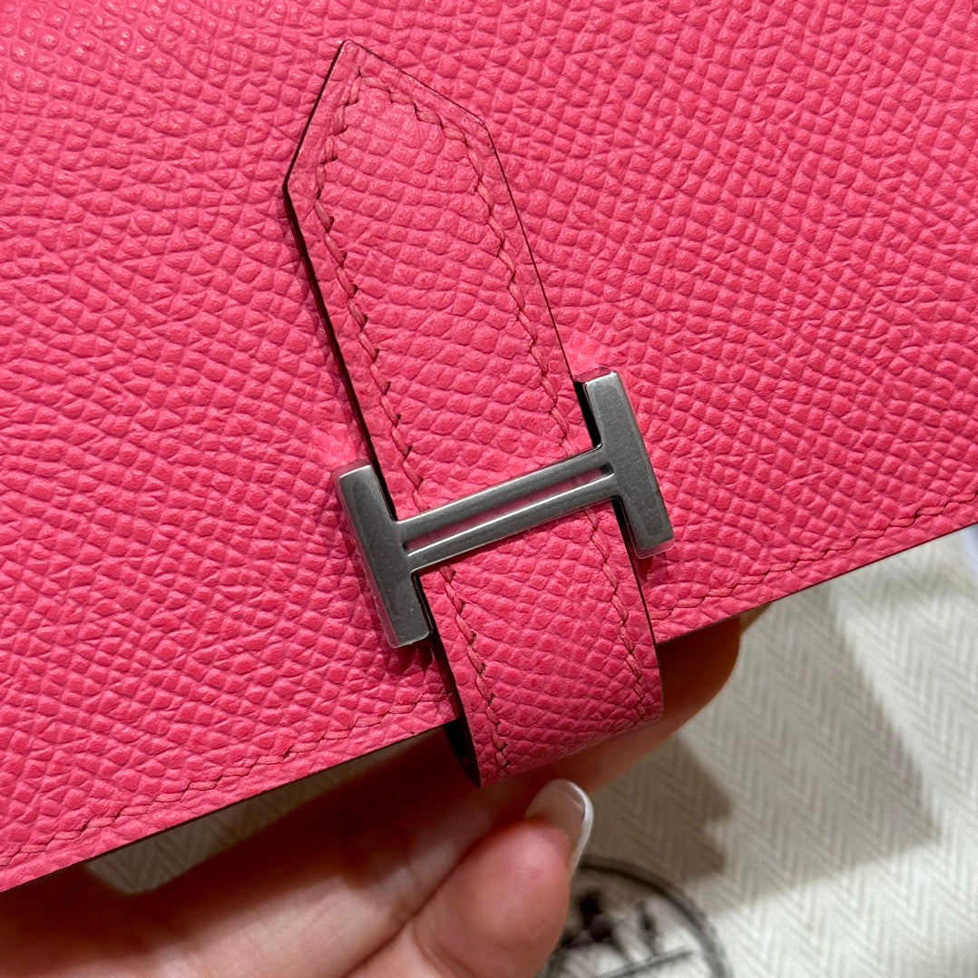 에르메스 베안 카드 지갑 앱송 은장