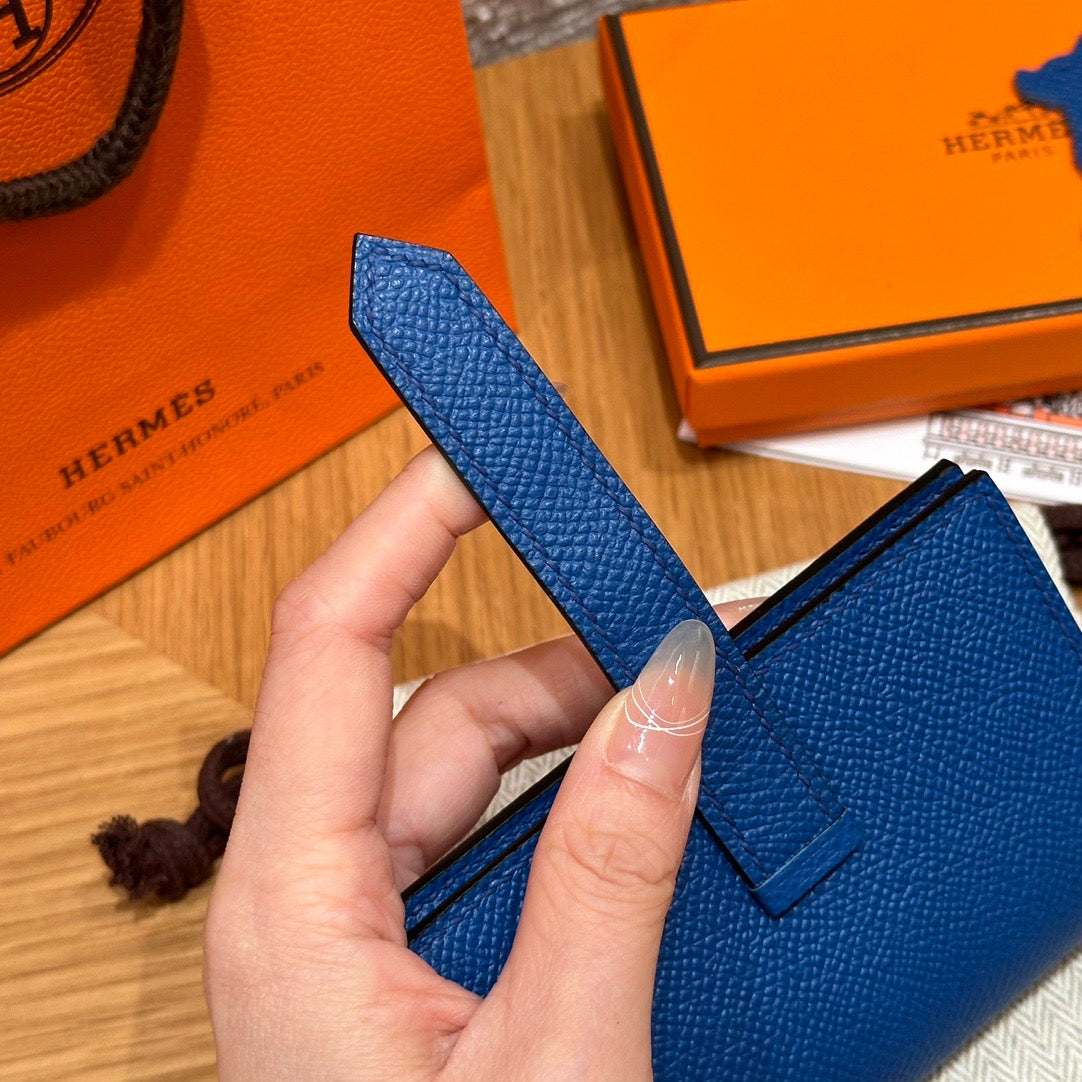 에르메스 베안 카드 지갑 앱송 은장