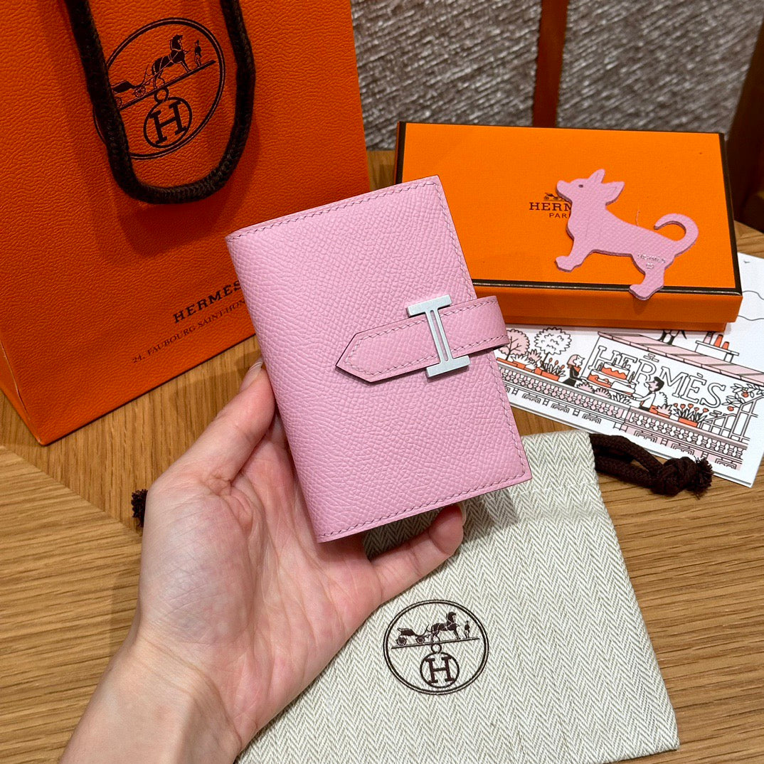 에르메스 베안 카드 지갑 앱송 은장