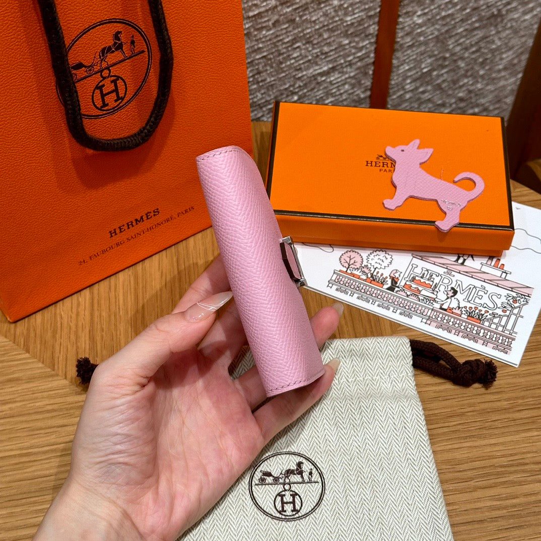 에르메스 베안 카드 지갑 앱송 은장