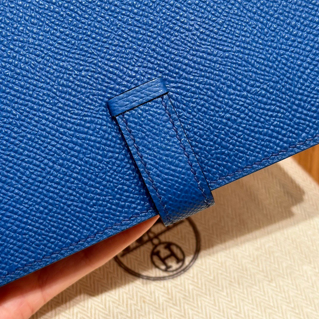 에르메스 베안 장지갑 앱송 (블루 프랑스)