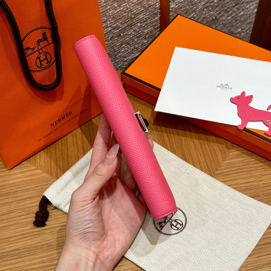 에르메스 베안 장지갑 앱송 (로즈 립스틱)