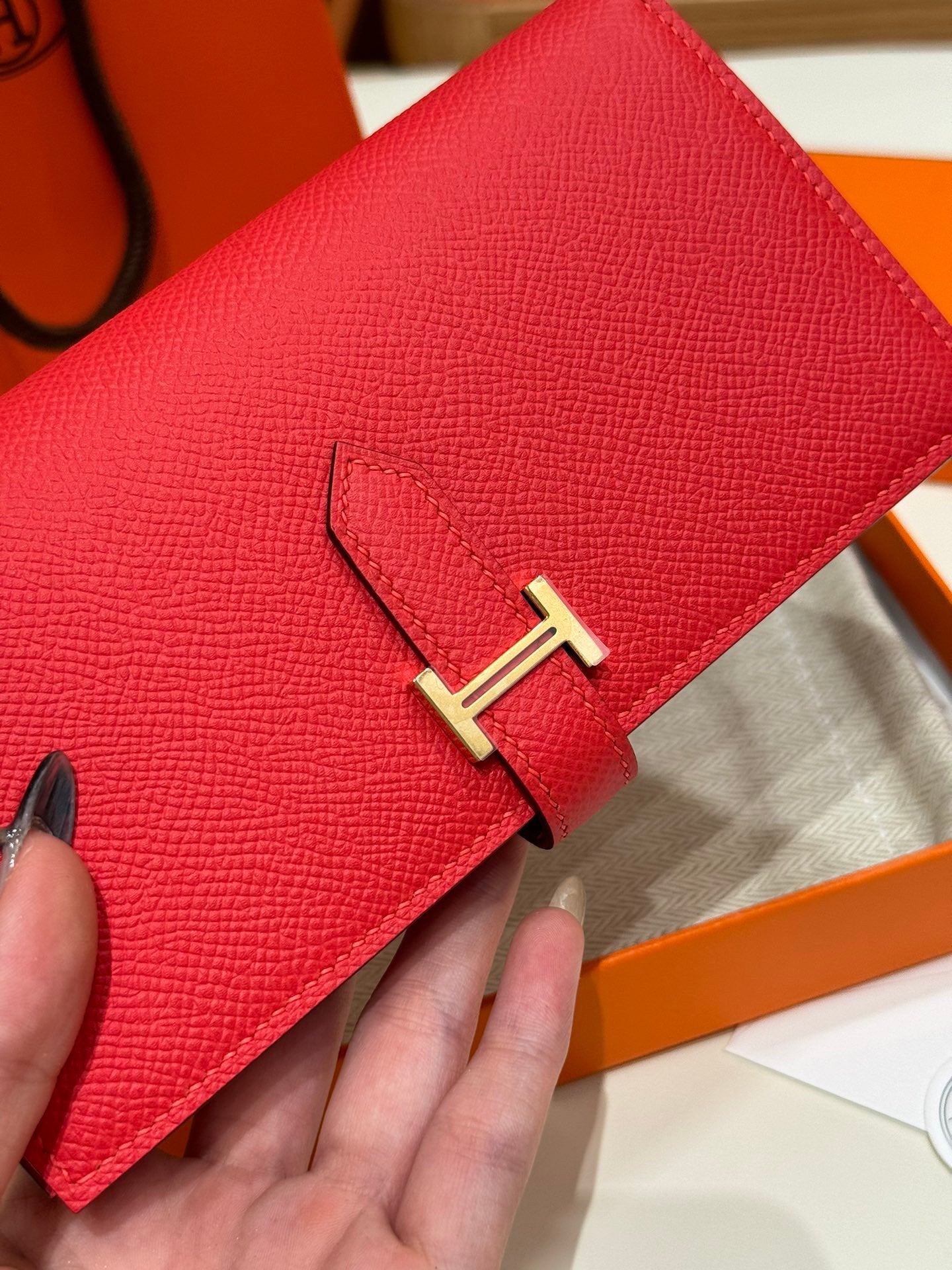 에르메스 베안 장지갑 앱송 (부겐빌리에)