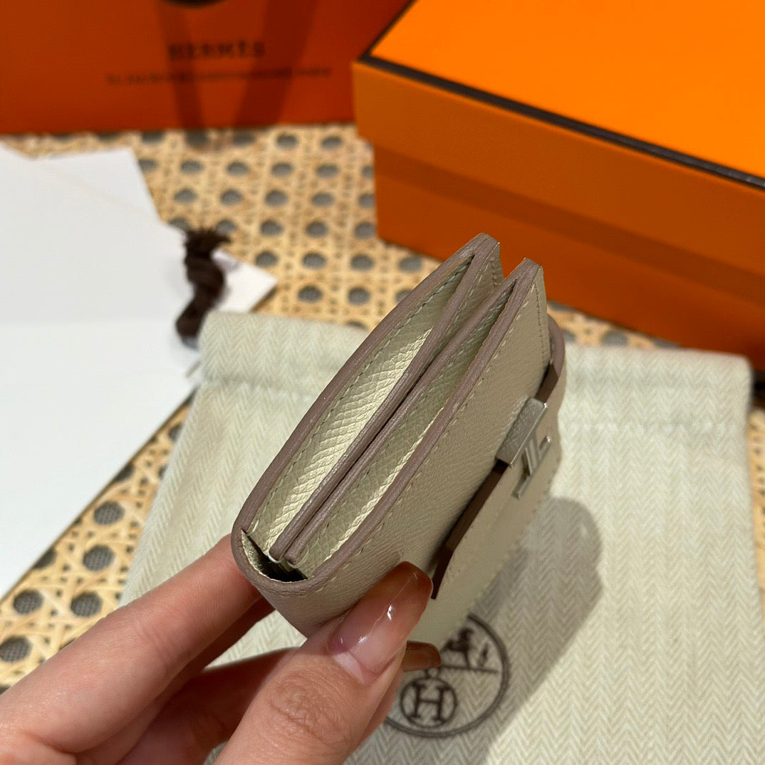 에르메스 베안 카드 지갑 앱송 은장