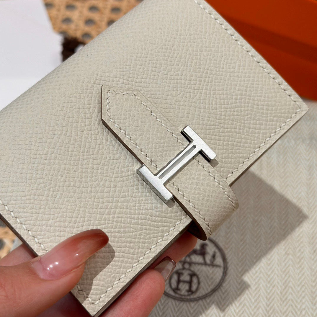 에르메스 베안 카드 지갑 앱송 은장