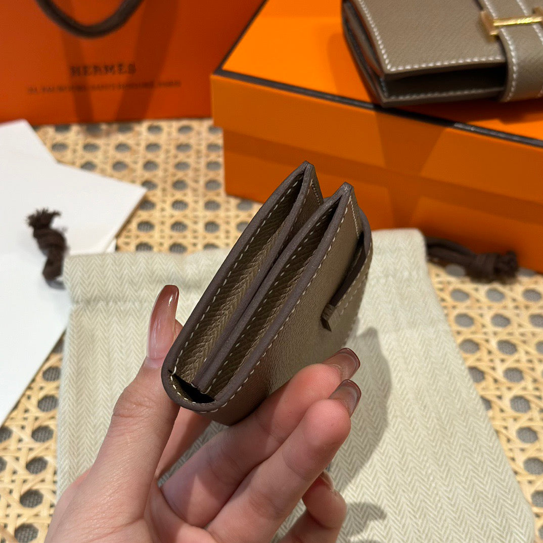 에르메스 베안 카드 지갑 앱송 은장