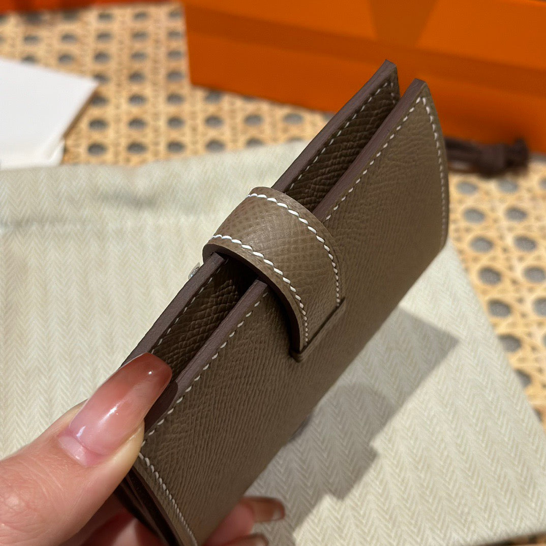 에르메스 베안 카드 지갑 앱송 은장