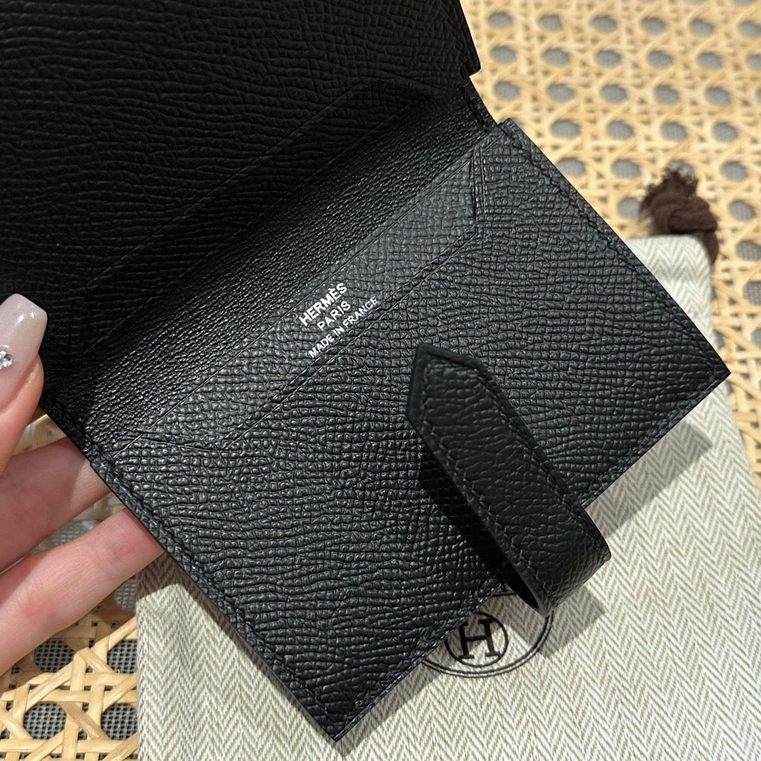 에르메스 베안 카드 지갑 앱송 은장