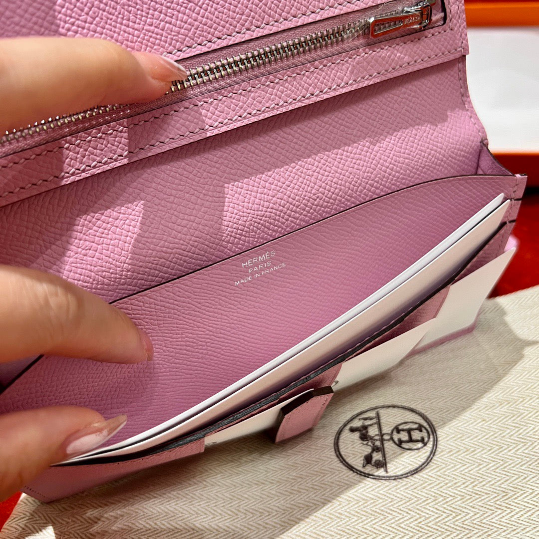 에르메스 베안 장지갑 앱송 (모브 실베스트레)