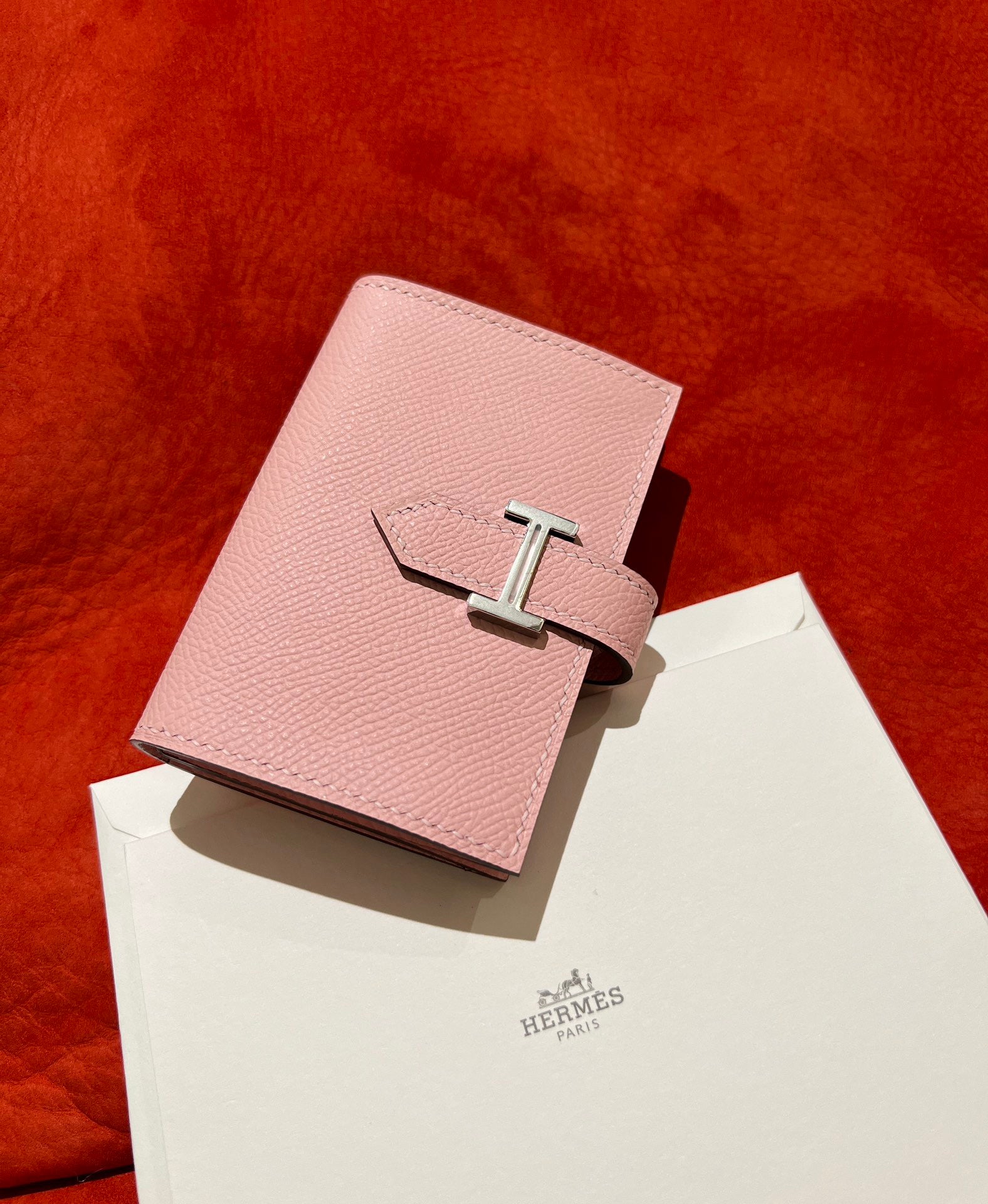 에르메스 베안 카드 지갑 앱송 은장