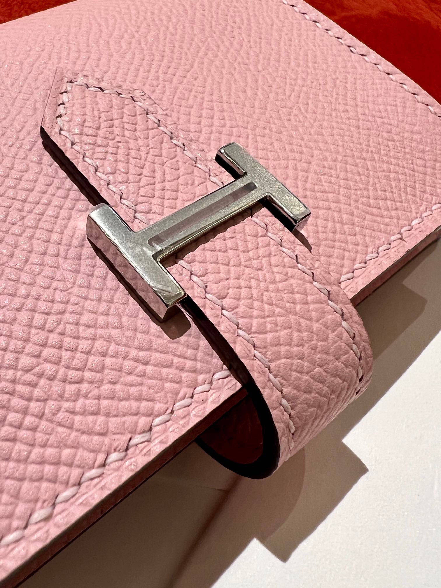 에르메스 베안 카드 지갑 앱송 은장