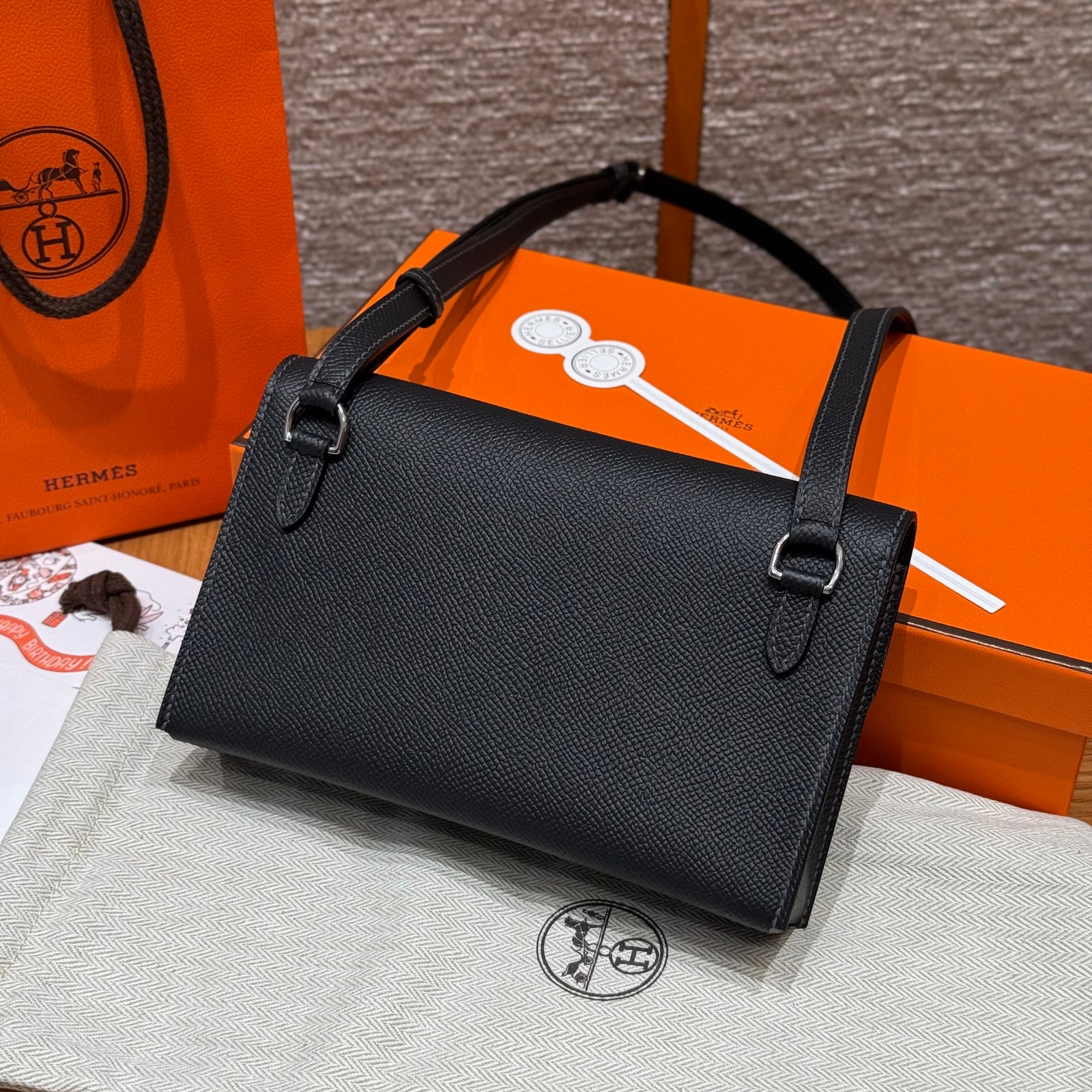 에르메스 H 스냅 장지갑 앱송