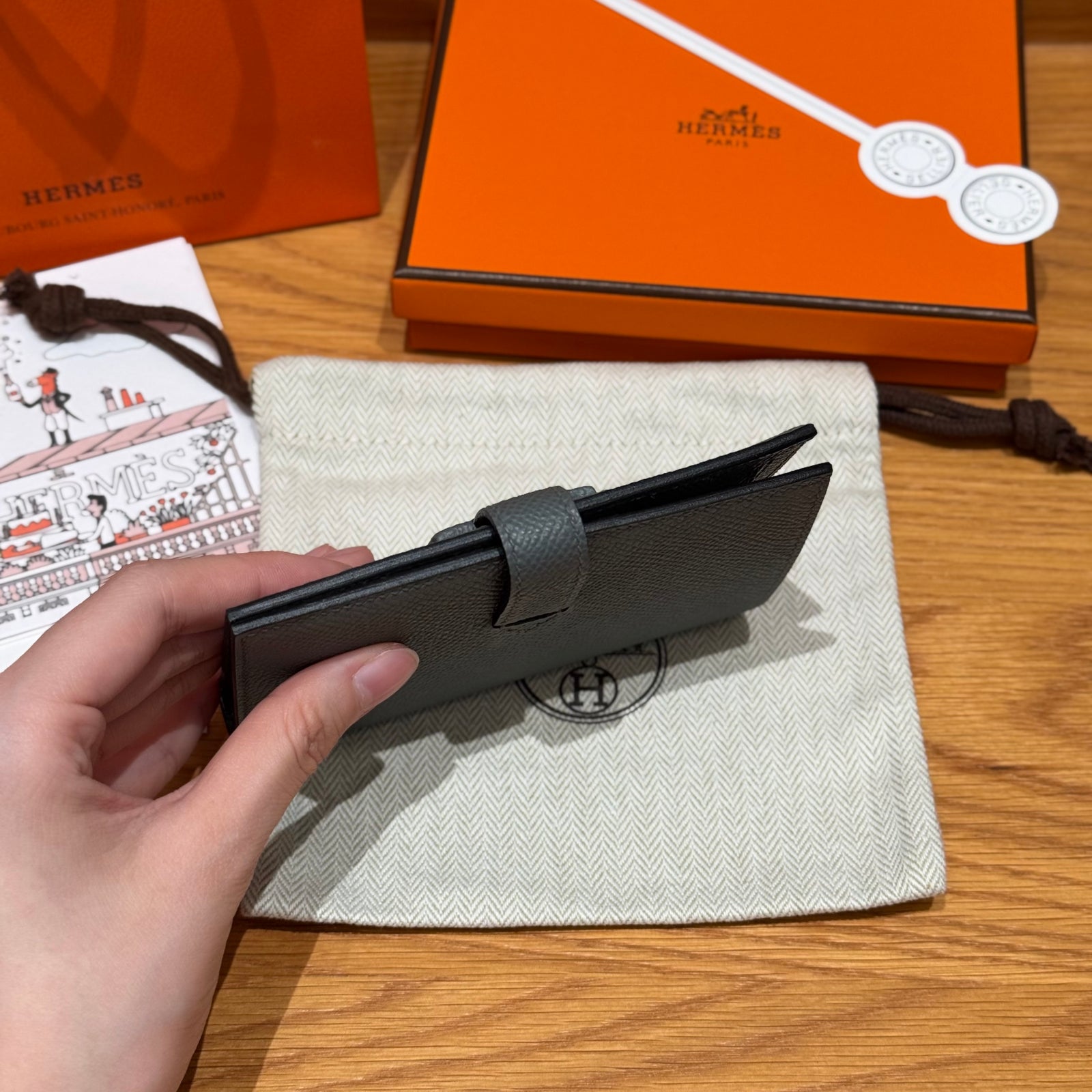 에르메스 H 파상트 반지갑 앱송
