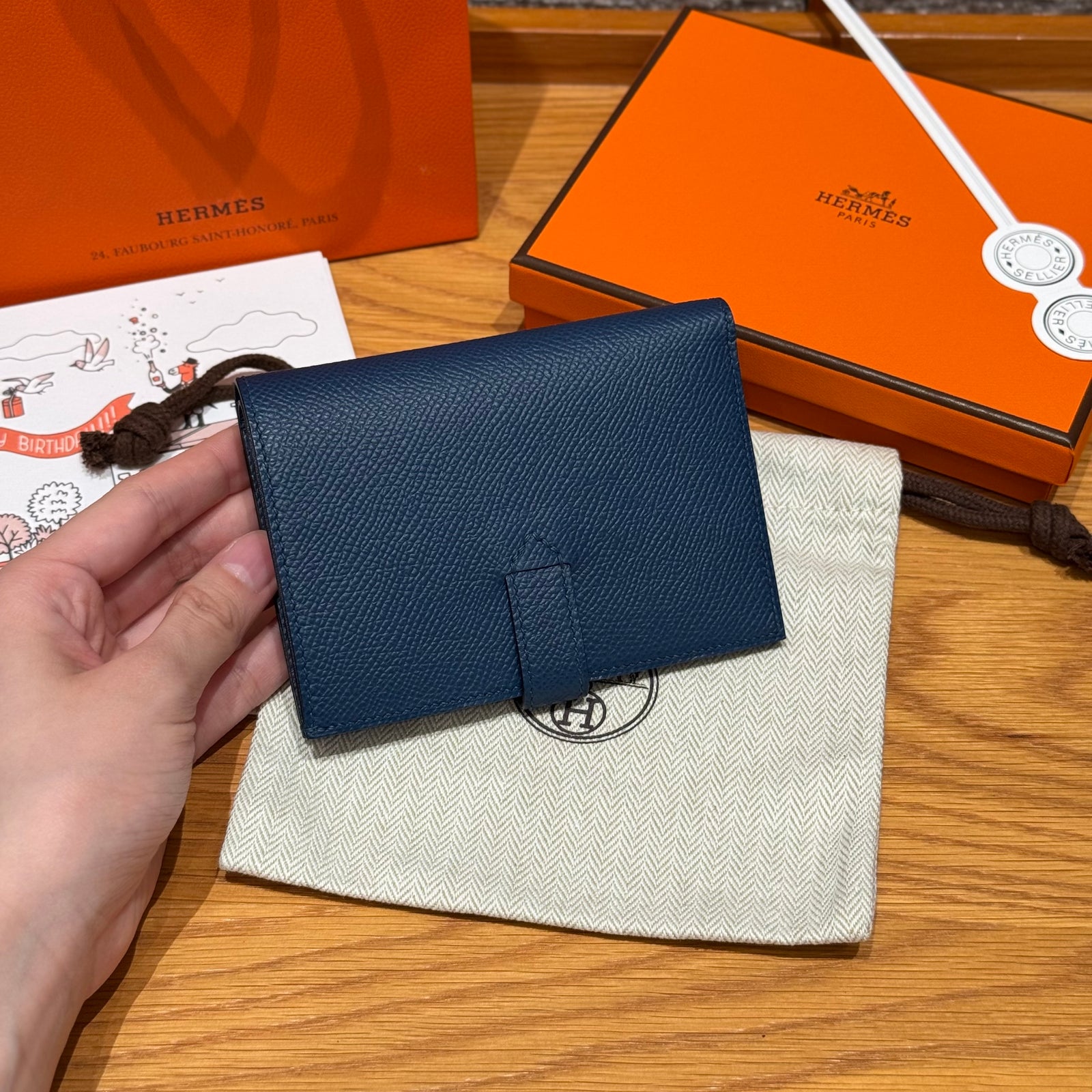 에르메스 H 파상트 반지갑 앱송