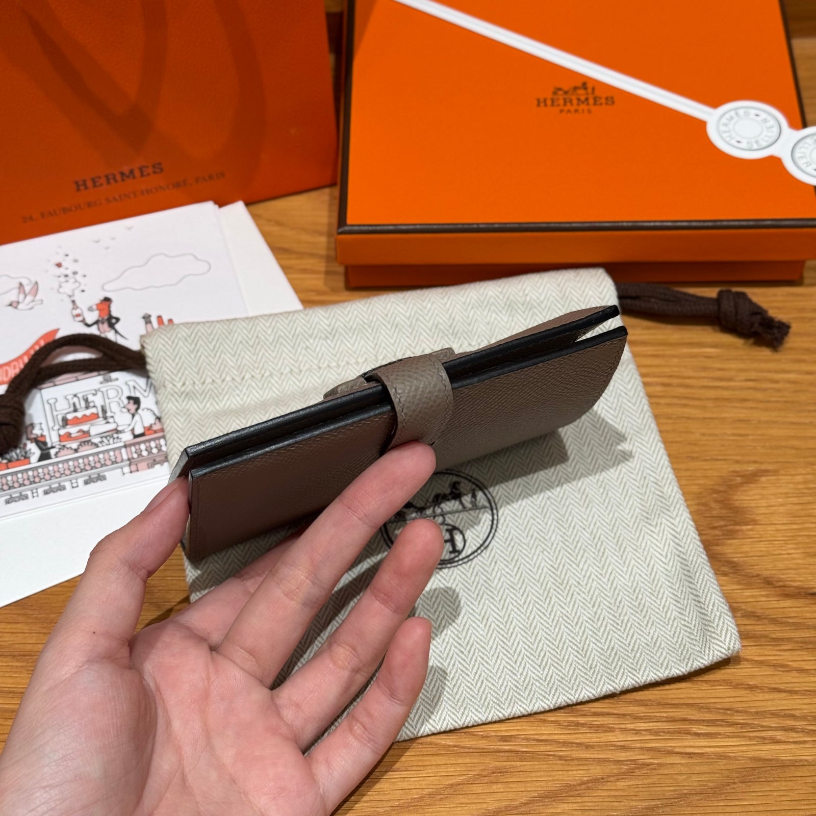 에르메스 H 파상트 반지갑 앱송