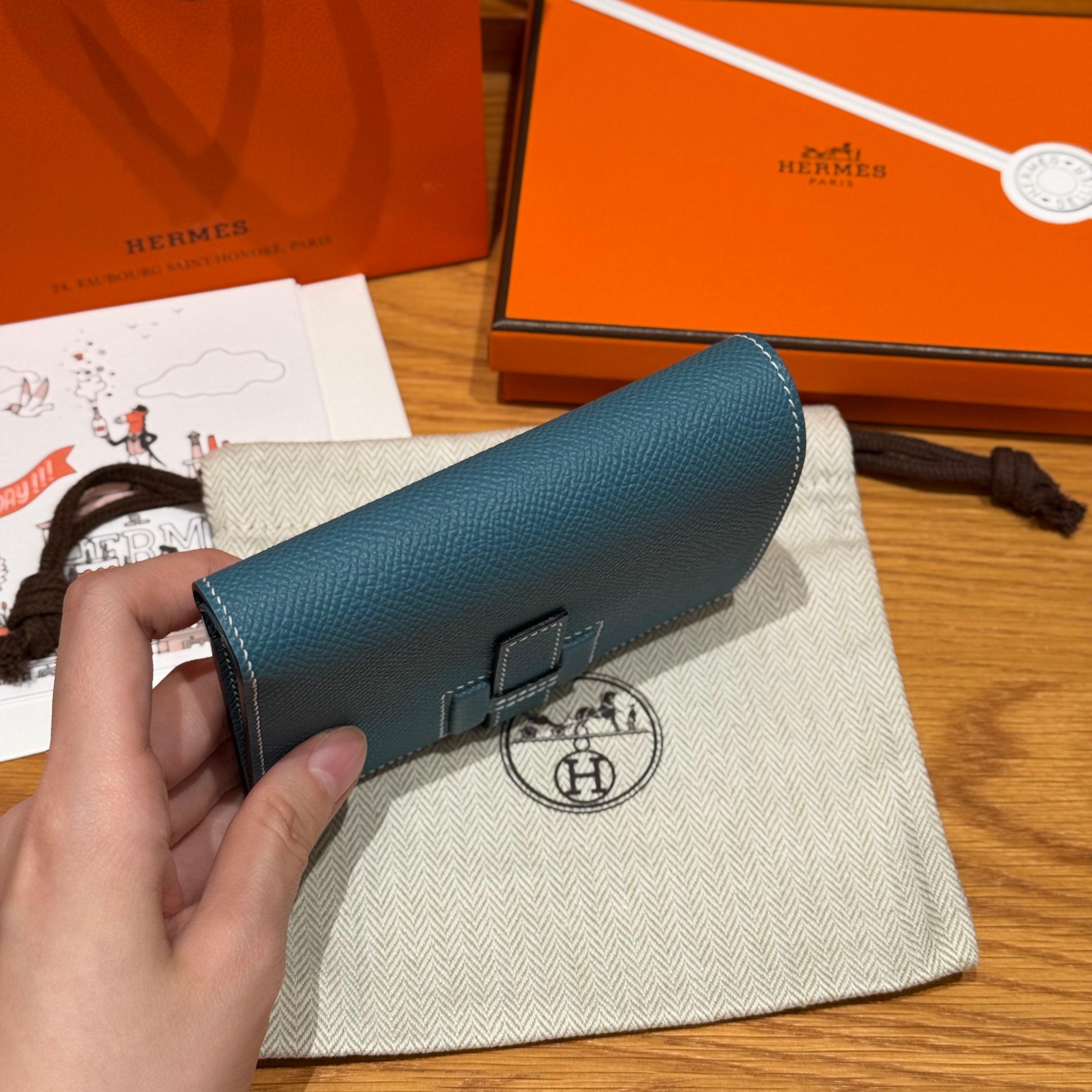 에르메스 H 파상트 반지갑 앱송