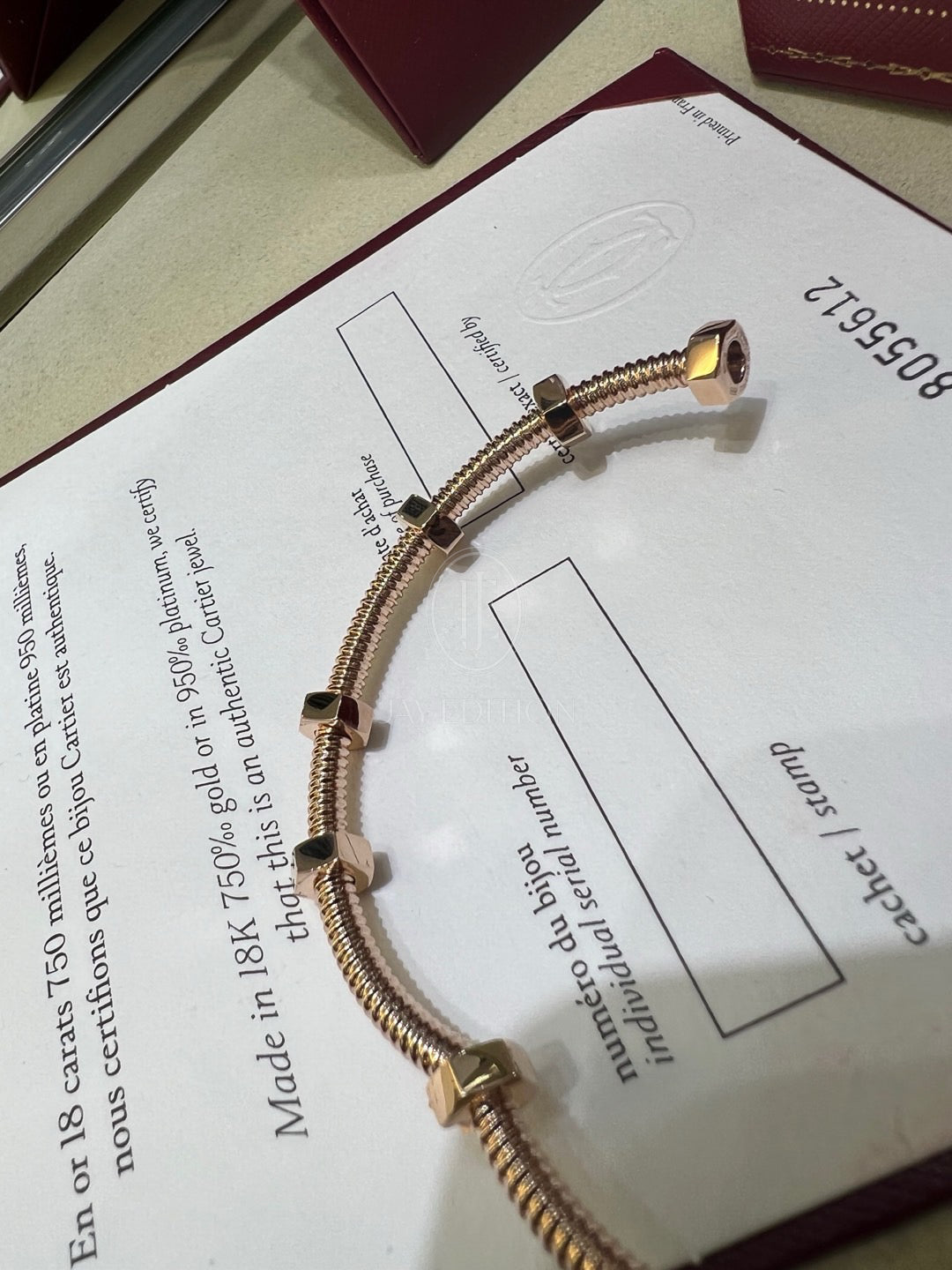 까르띠에 에크루 드 까르띠에 브레이슬릿 (18K)