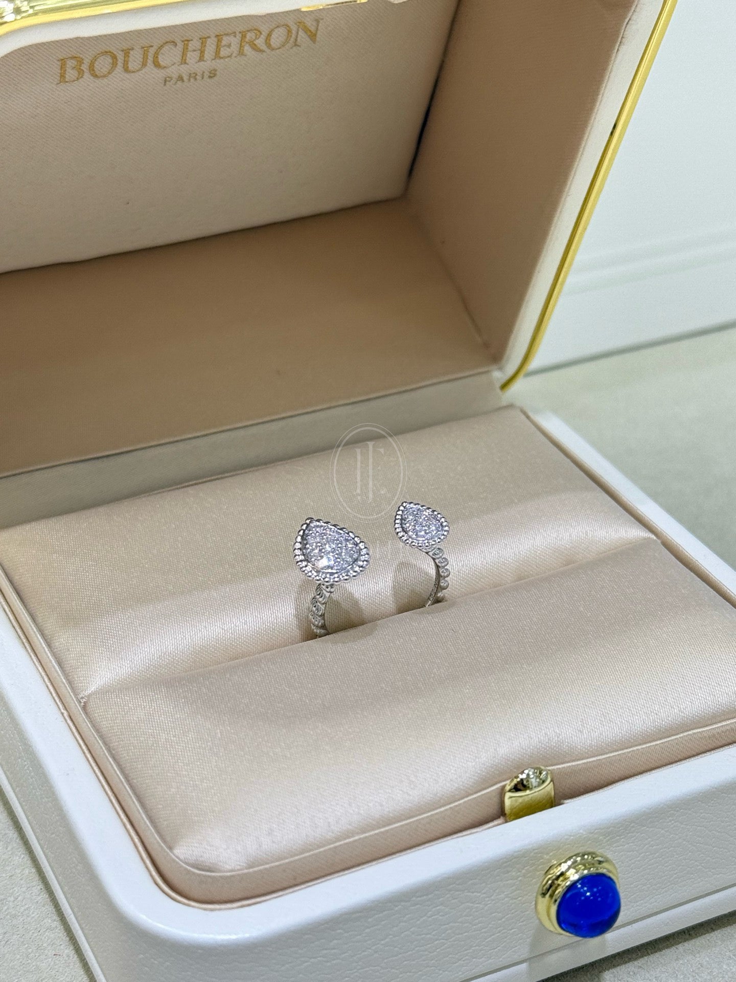 부쉐론 쎄뻥 보헴 s, xs 모티브 링 (18K)