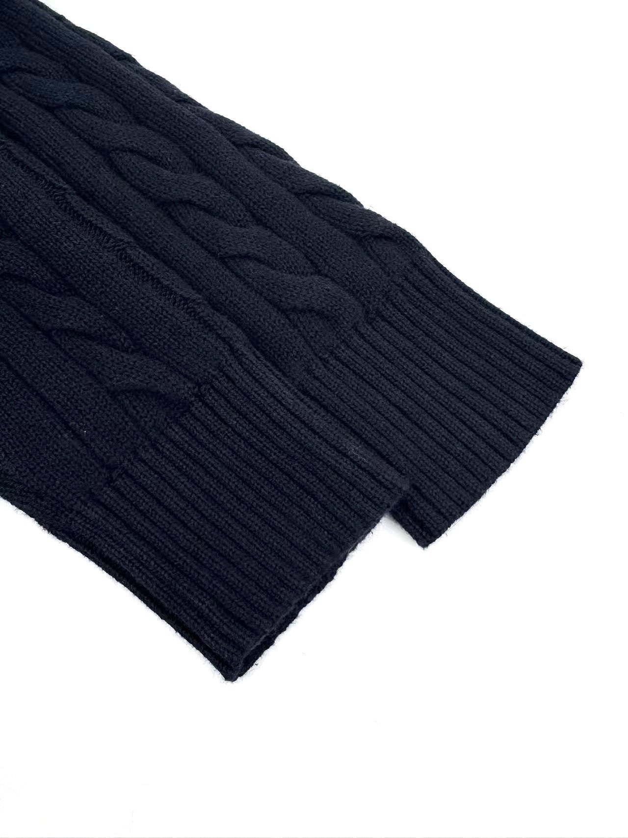 폴로 케이블 니트 코튼 스웨터