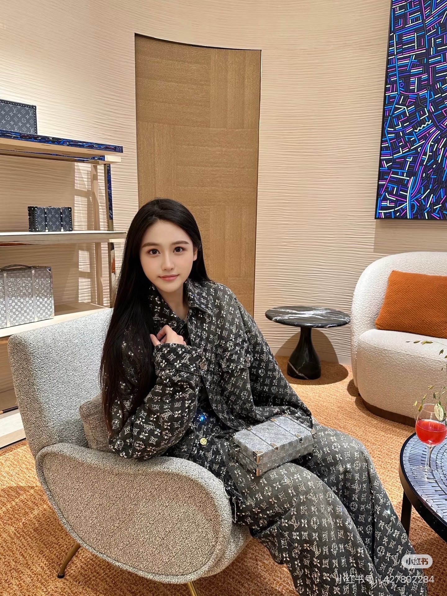 루이비통 모노그램 자카드 데님 자켓