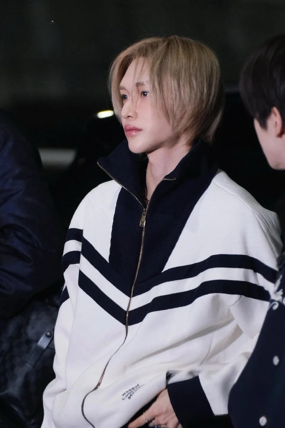 루이비통 니티드 코튼 세일러 블루종