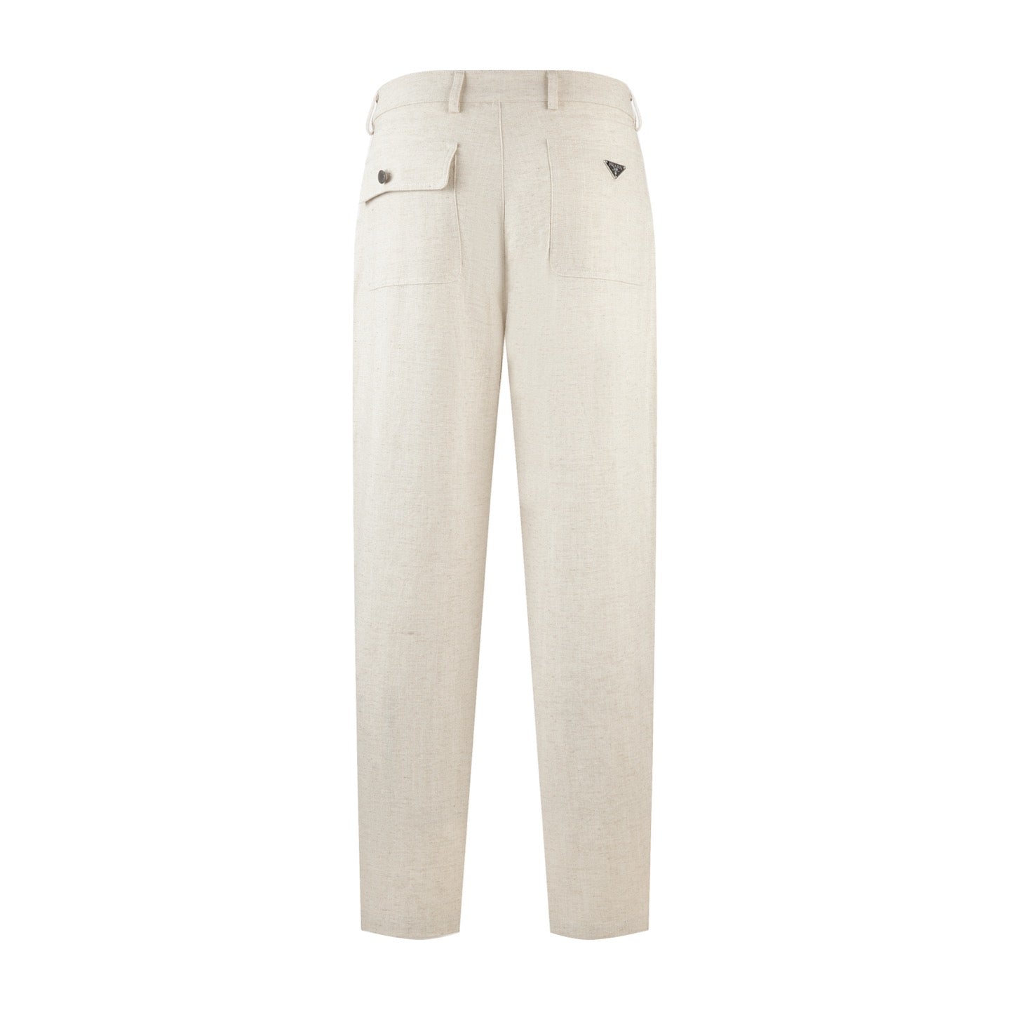 프라다 네츄럴 샴브레이 팬츠