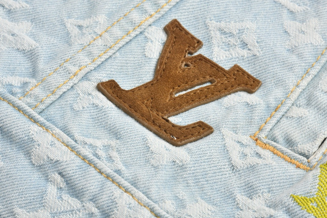 루이비통 모노그램 데님 자켓 인디고