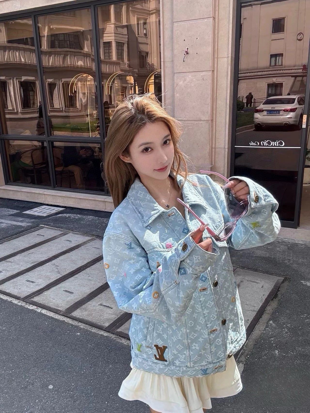 루이비통 모노그램 데님 자켓 인디고
