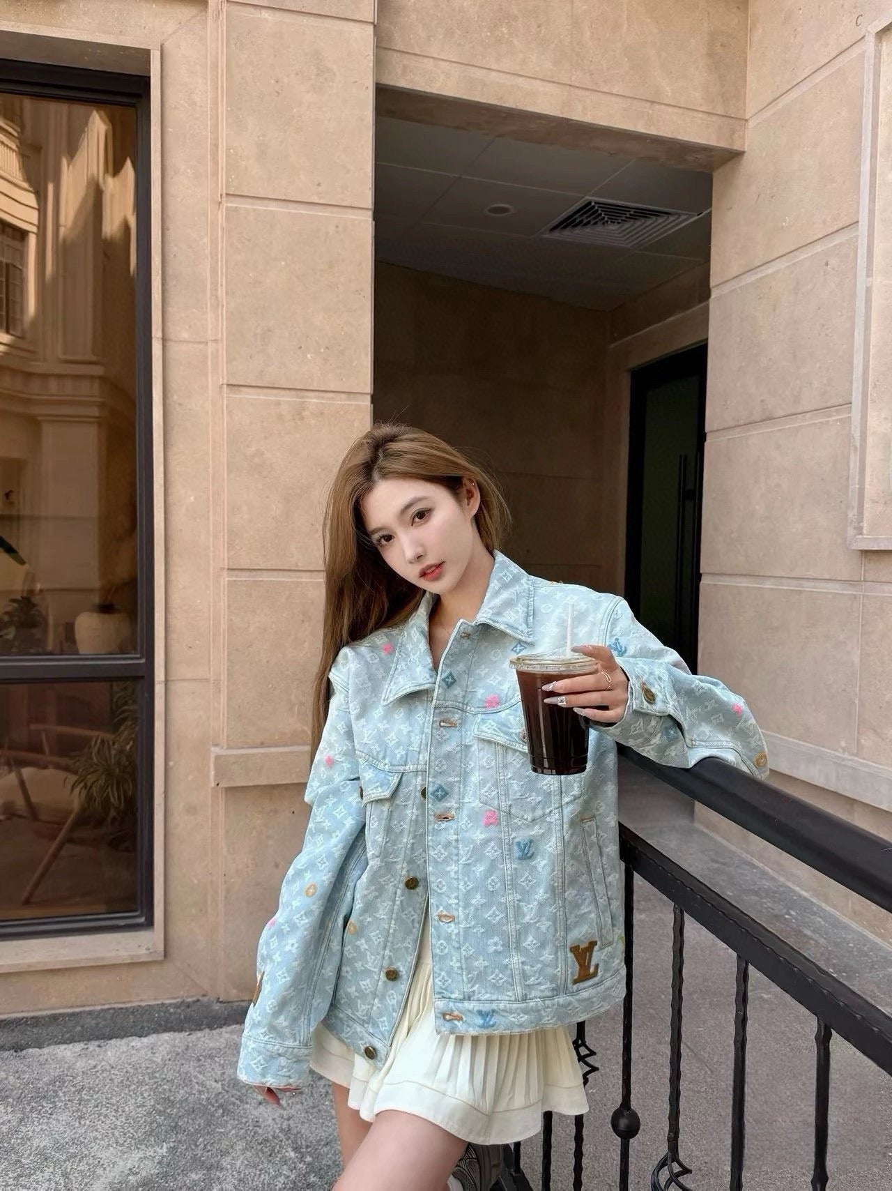 루이비통 모노그램 데님 자켓 인디고