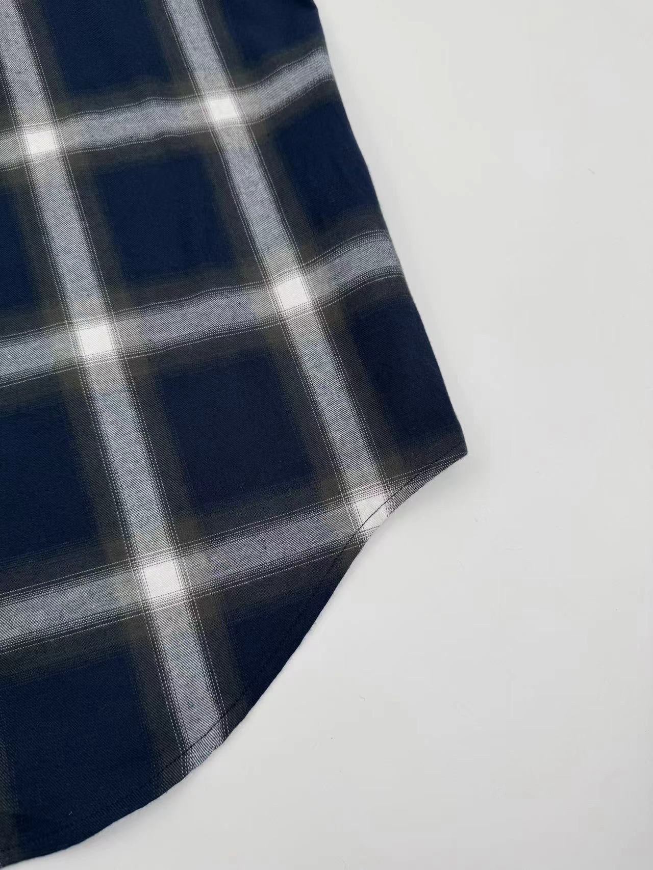 아크네 스튜디오 네이비 버튼업 셔츠