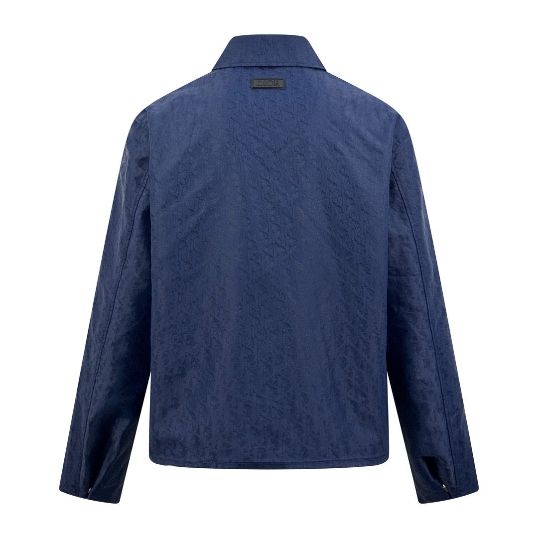 디올 오블리크 블루종 자켓