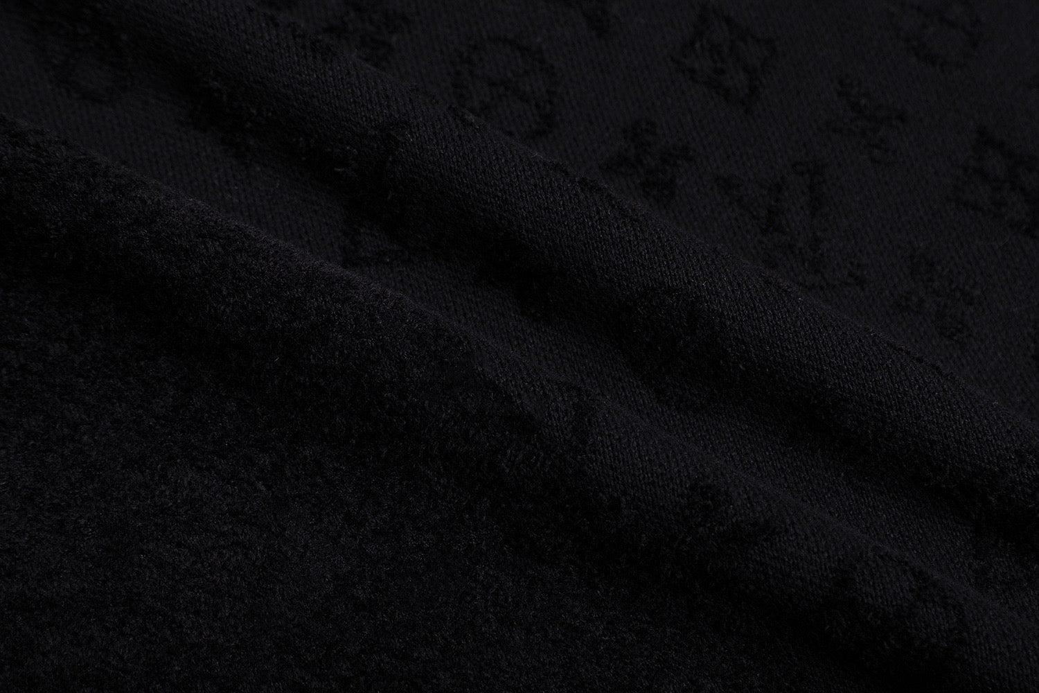 루이비통 그래픽 자카드 모노그램 후드 티셔츠