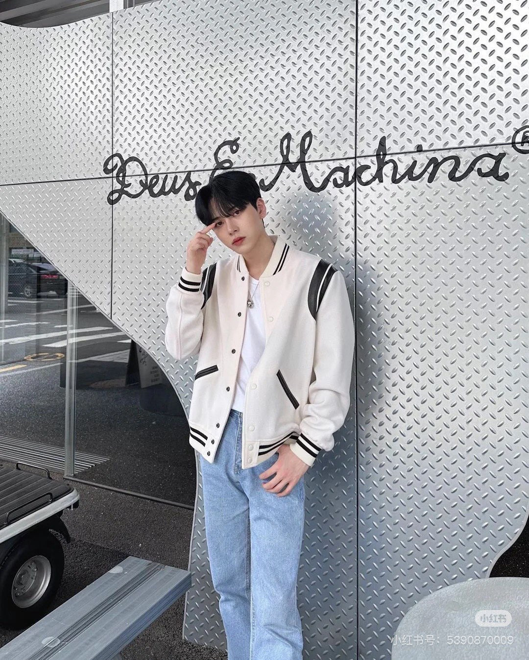 생로랑 클래식 테디 자켓