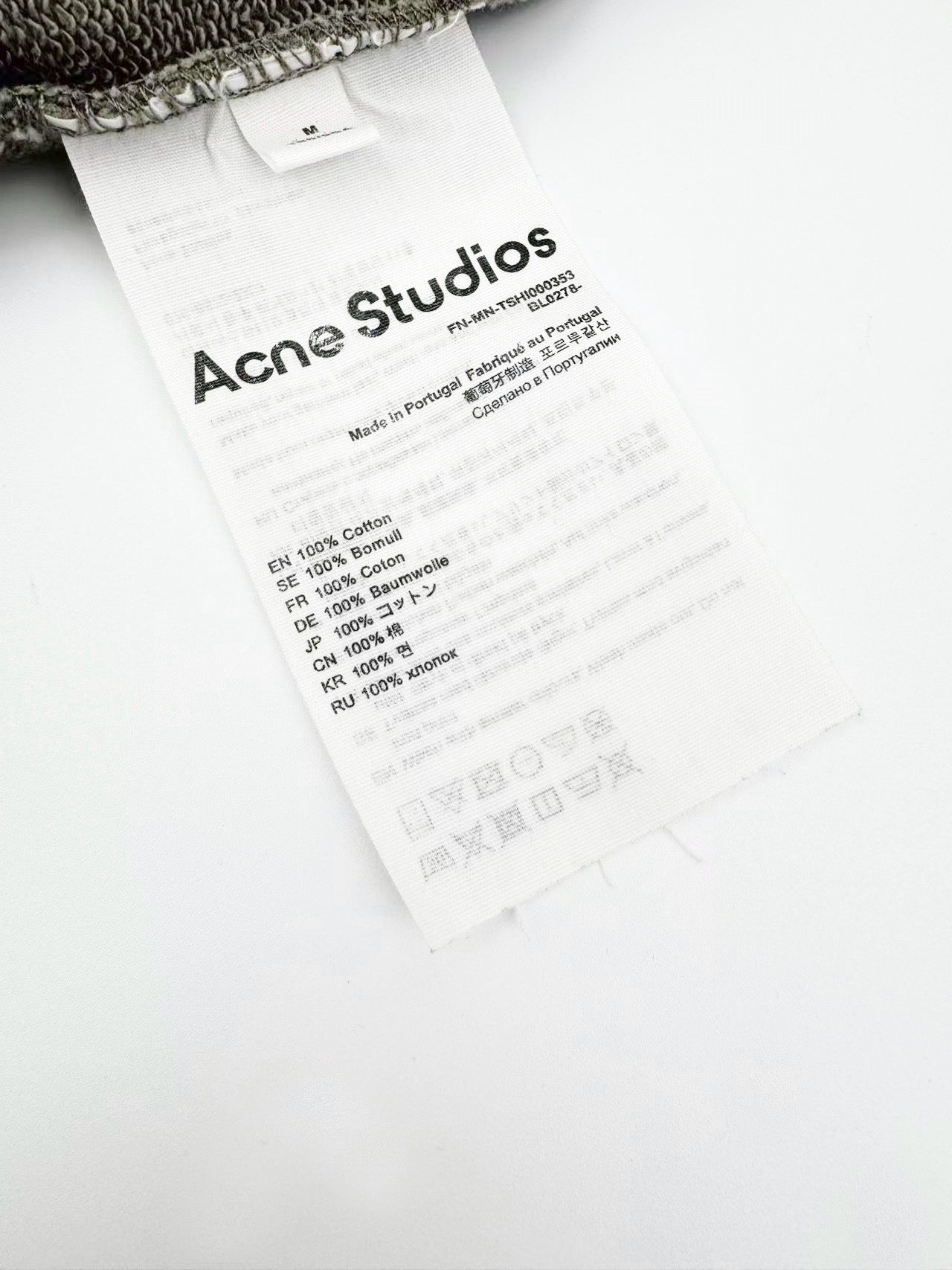 아크네 스튜디오 스웨터 프린트 로고티