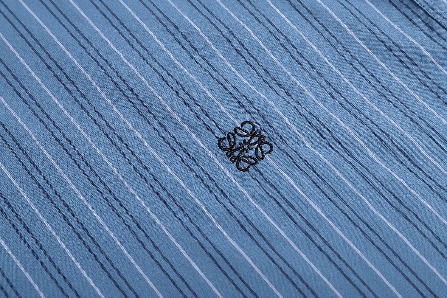 로에베 스트라이프 코튼 셔츠