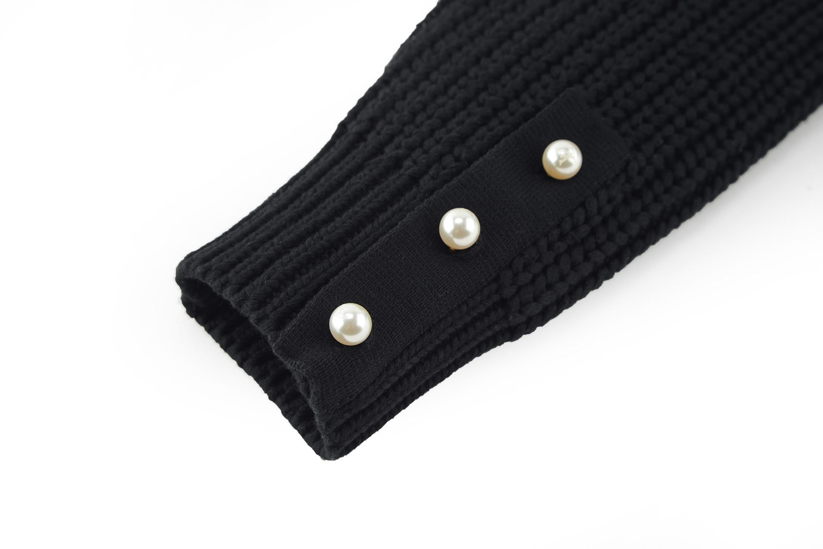 루이비통 청키 니트 울 블렌드 하프 지퍼 스웨터