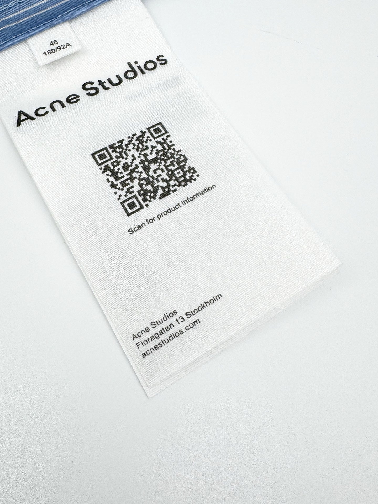 아크네 스튜디오 버튼업 셔츠