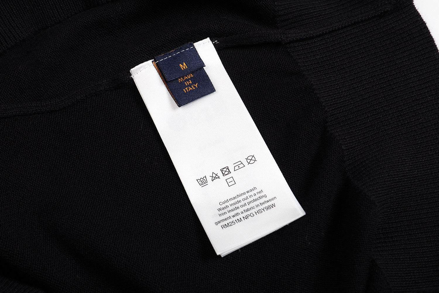 루이비통 모노그램 자카드 긴팔 폴로 셔츠