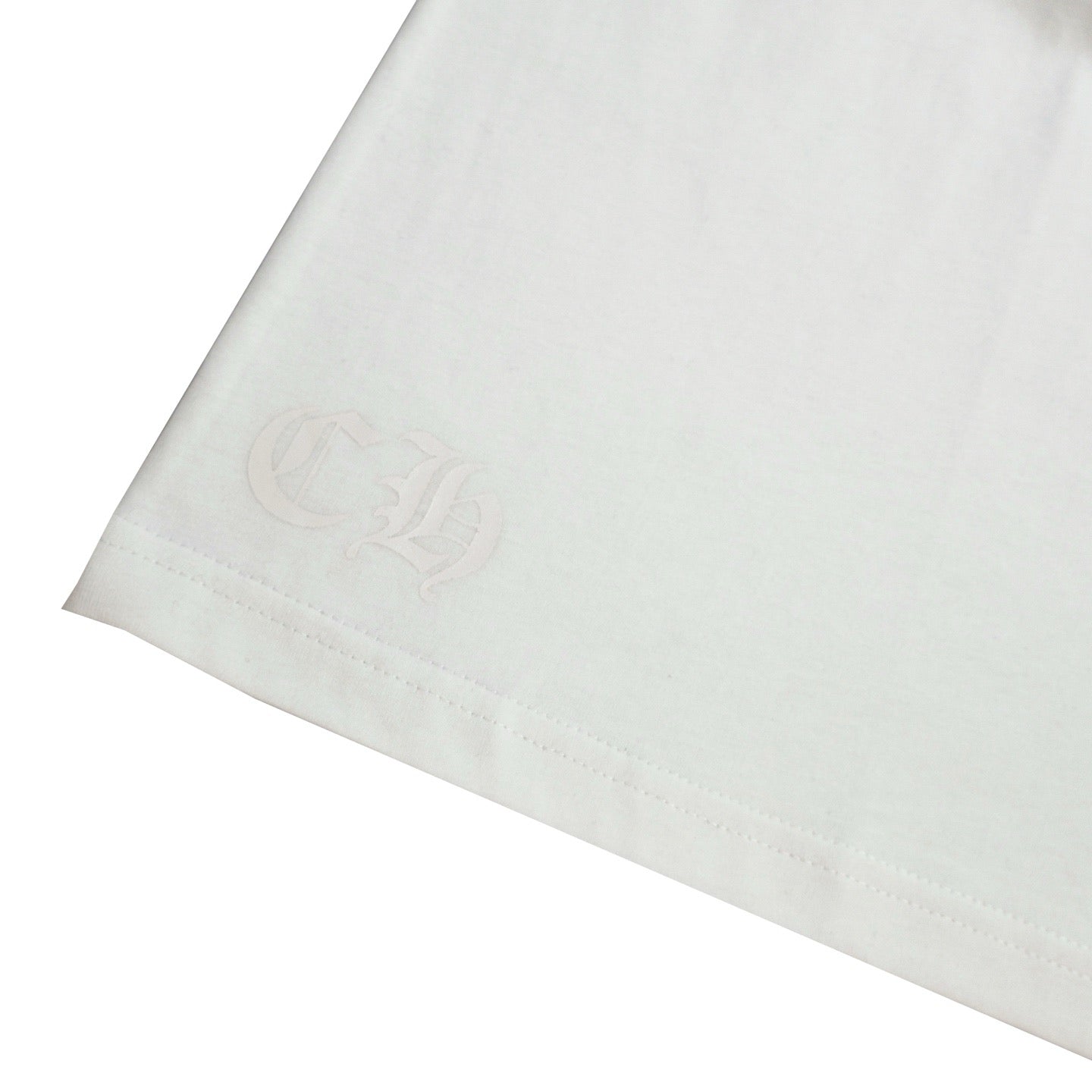 크롬하츠 넥 스크립트 로고 롱슬리브 티셔츠