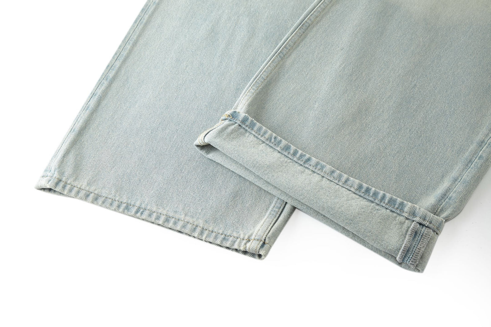 루이비통 와이드 레그 핏 데님 청바지