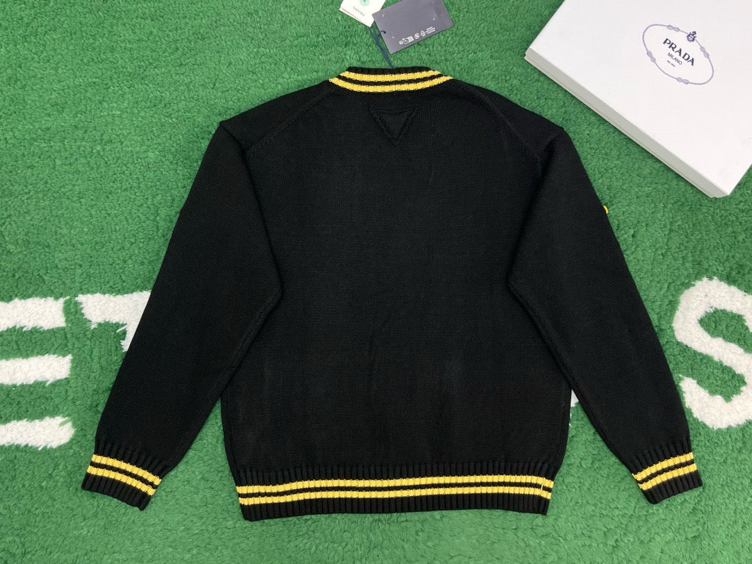 프라다 울 앤 캐시미어 가디건