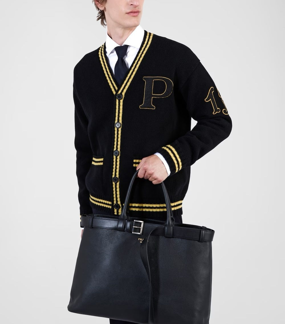 프라다 울 앤 캐시미어 가디건