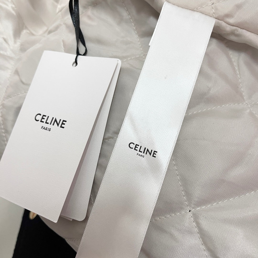 셀린느 로고 바시티 자켓