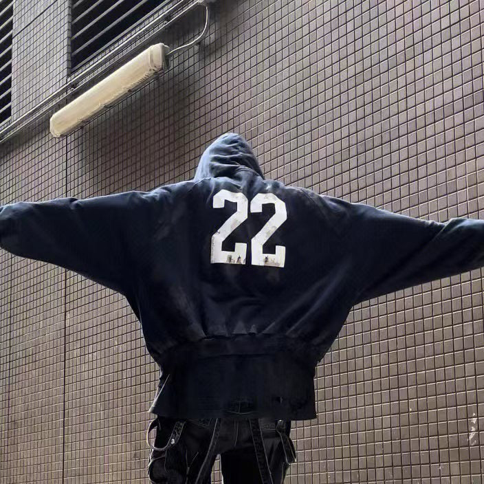 발렌시아가 파리 로고 22 집업 후드집업