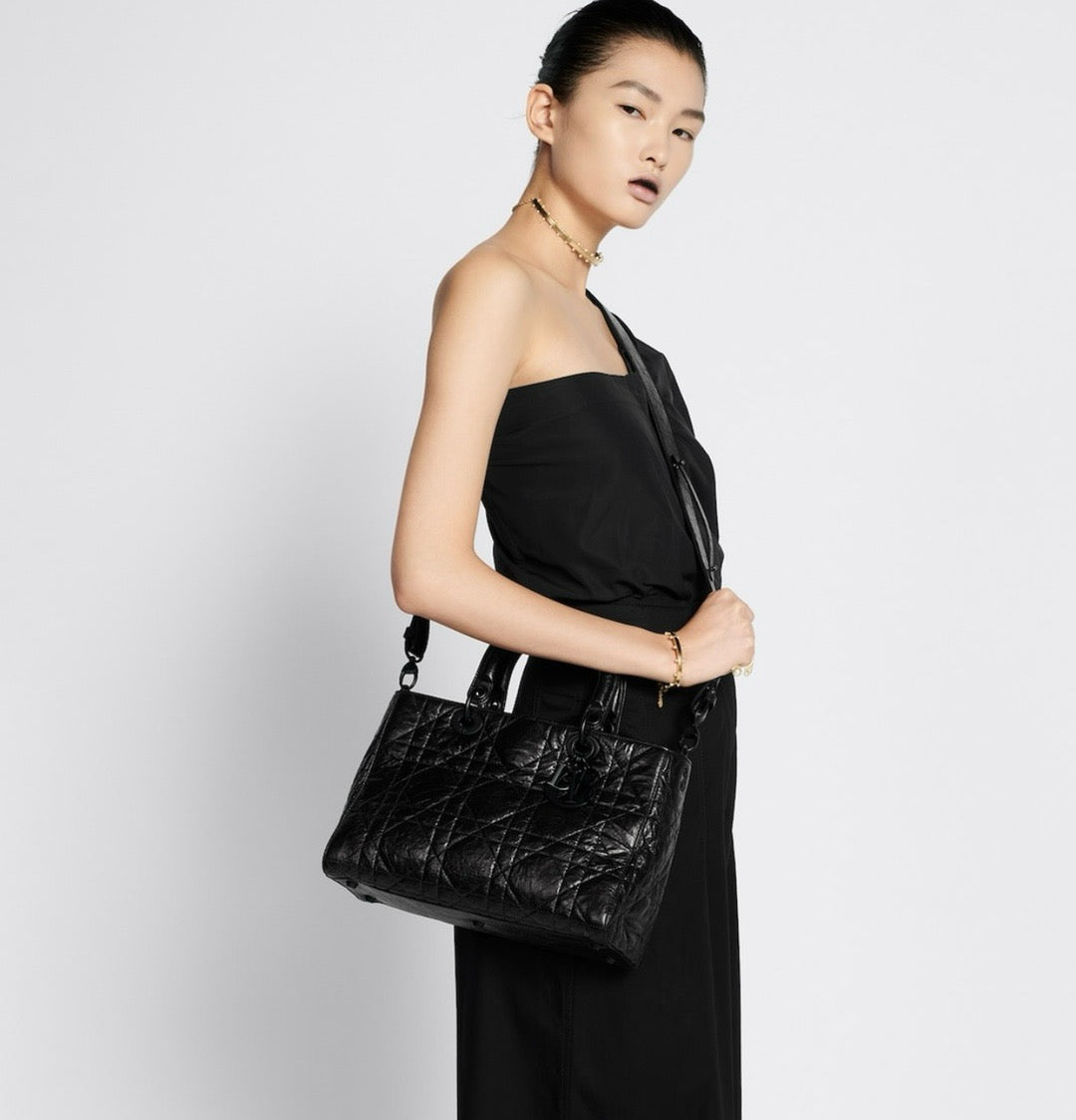 디올 레이디 D-시레 마이 ABC 미디움 백