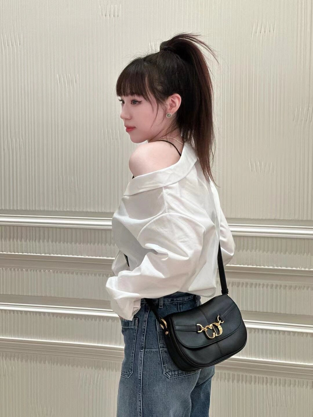 디올 스몰 CD 베사체 백