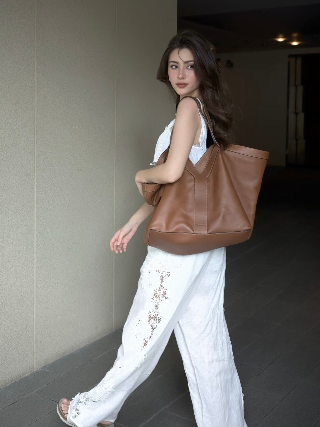 생로랑 Y 토트백